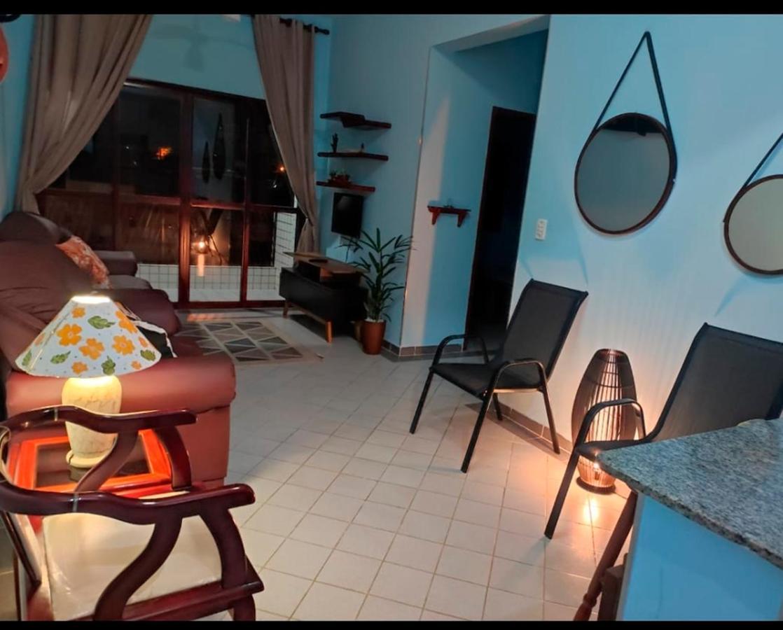 Apartament Ap Beira-Mar Com Wi-Fi E Garagem Mongaguá Zewnętrze zdjęcie